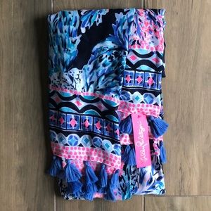 Lilly Pulitzer party in paradise engineered scarf